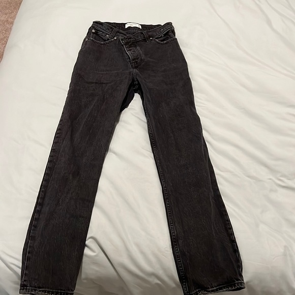 Abercrombie black dad jeans - Picture 3 of 5